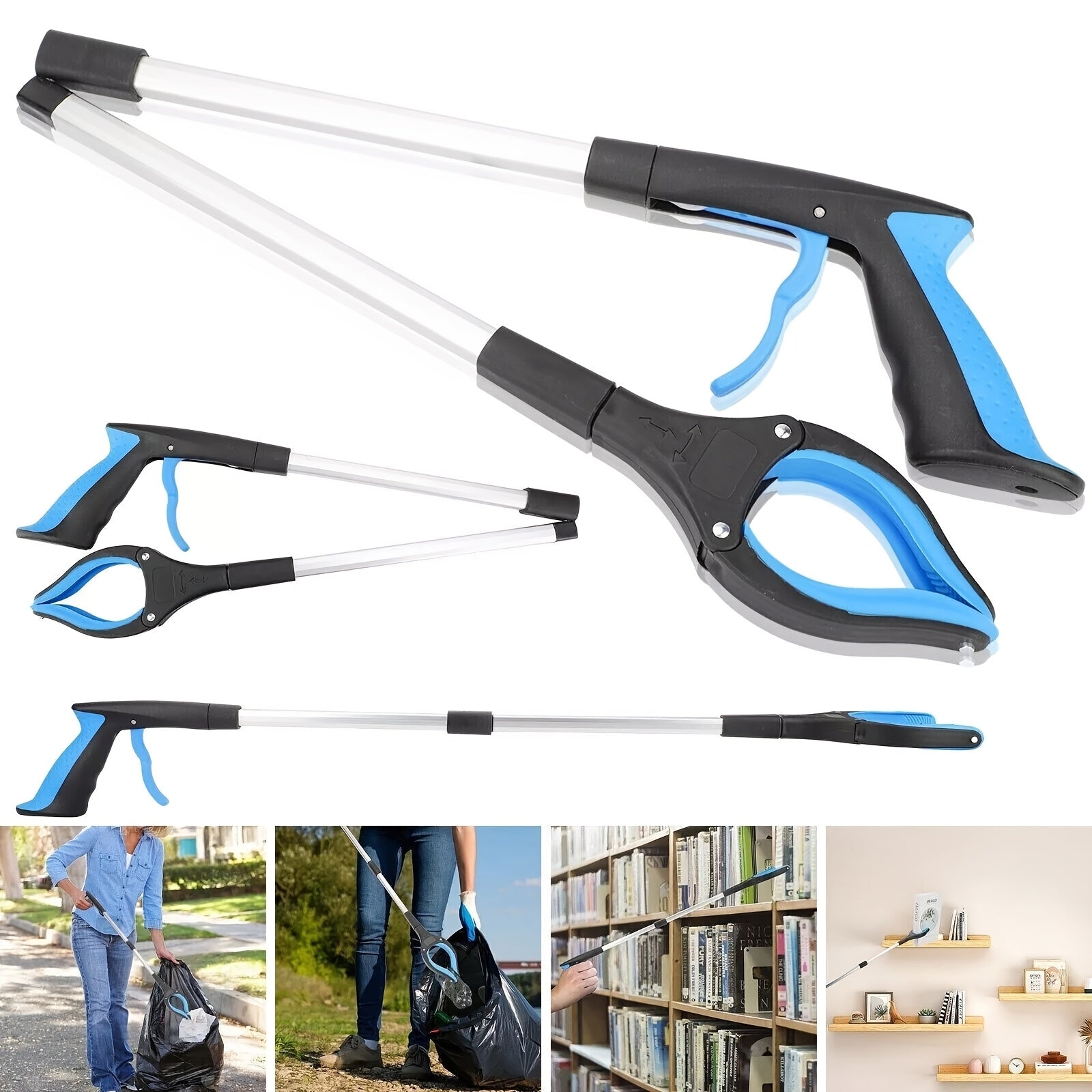 Reacher Grabber Tool, 32" Lightweight Extra Long Mobility Aid Reaching Assist Tool