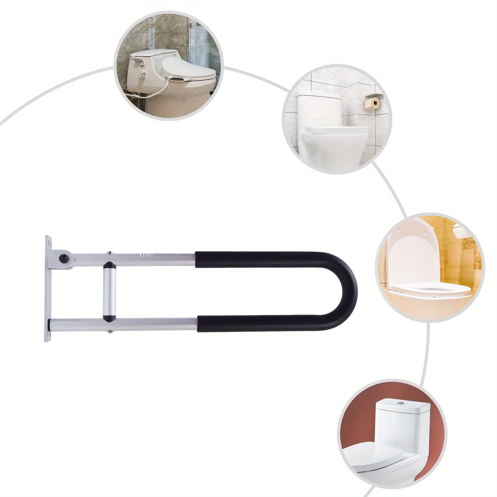 Bathroom Safety Support Rail