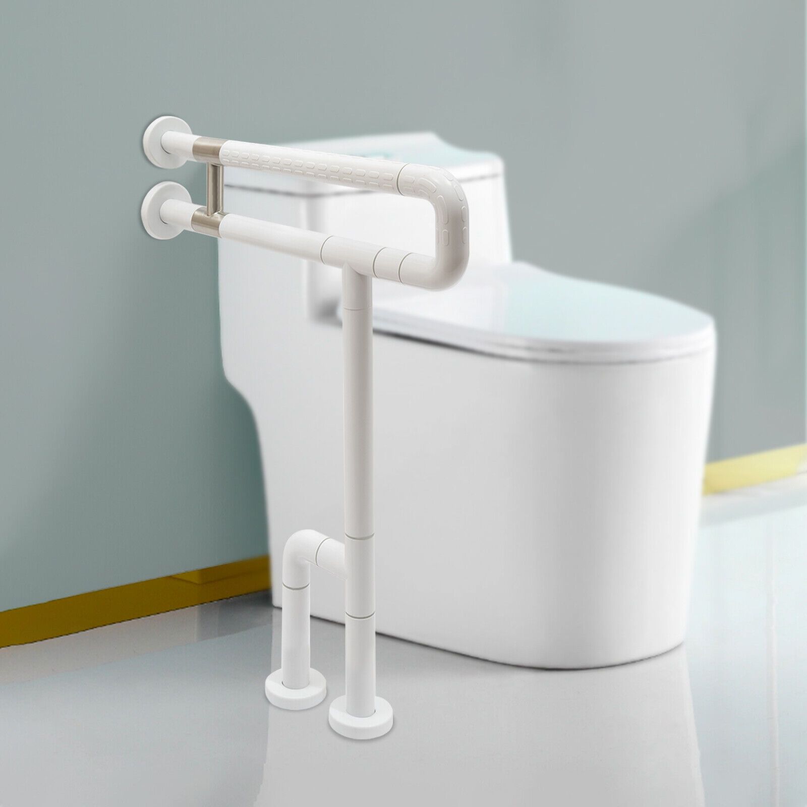 Ergonomic Safety Handrails for Elderly & Disabled Stainless Steel