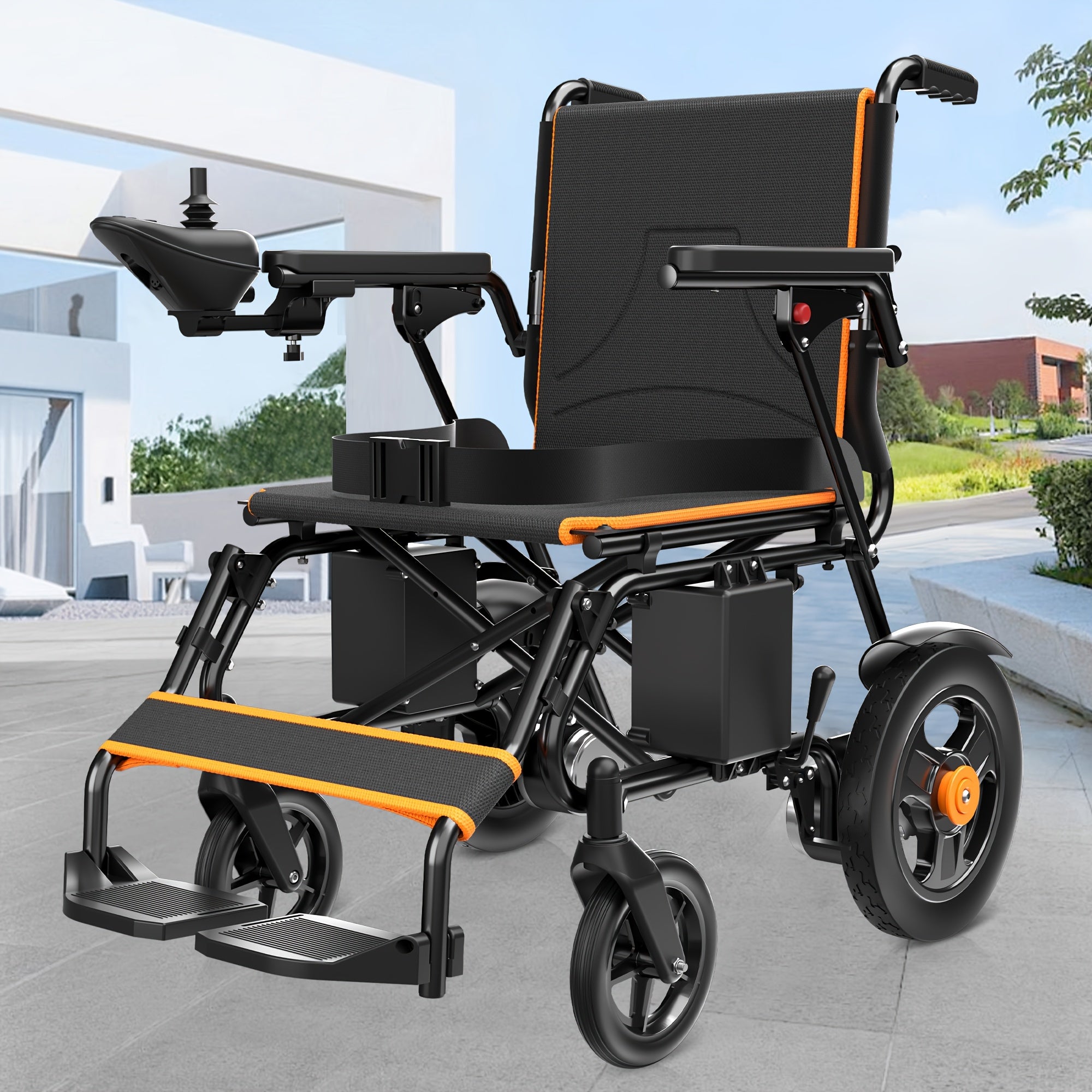 KERDOM Smart Foldable Power Wheelchair for Seniors & Adults