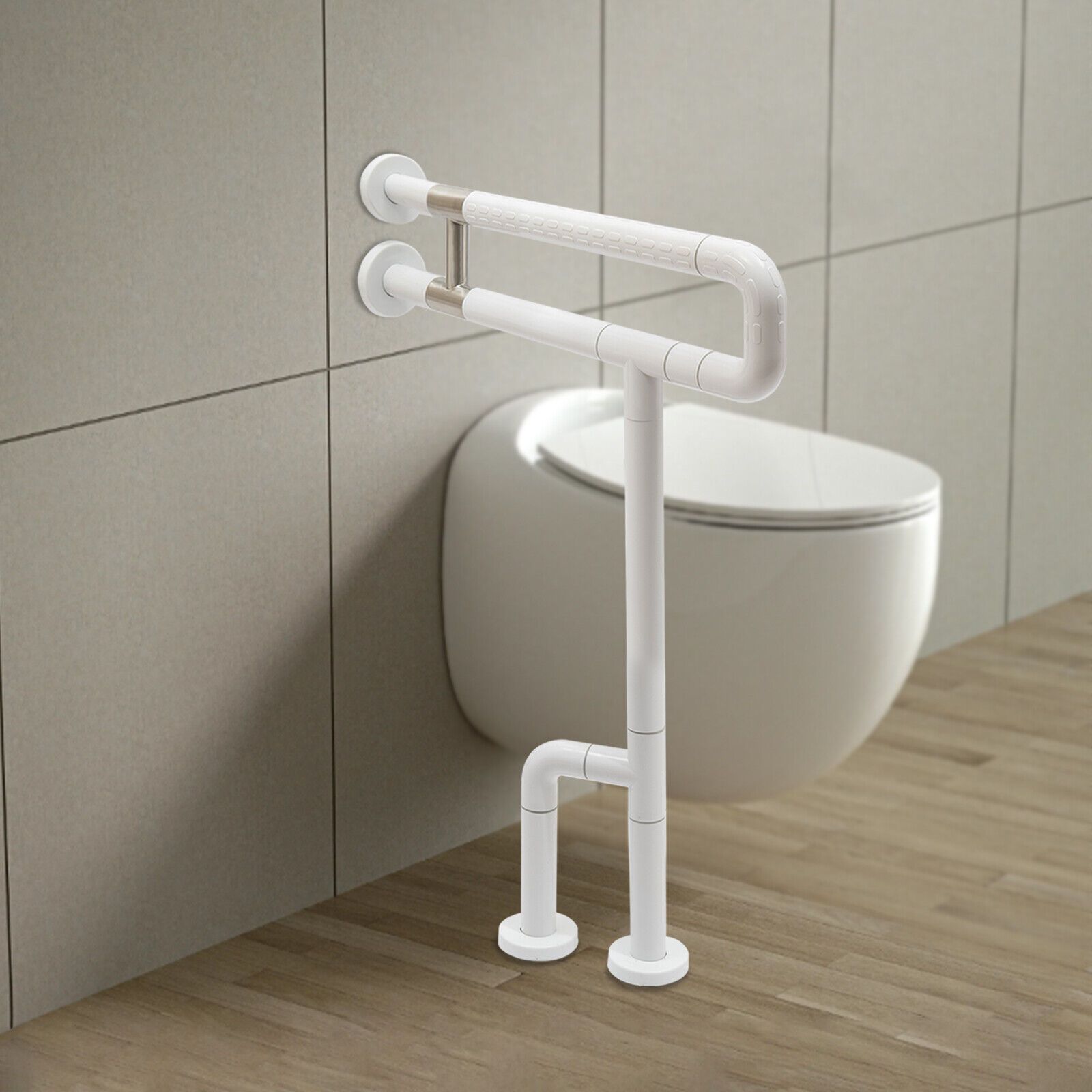 Ergonomic Safety Handrails for Elderly & Disabled Stainless Steel