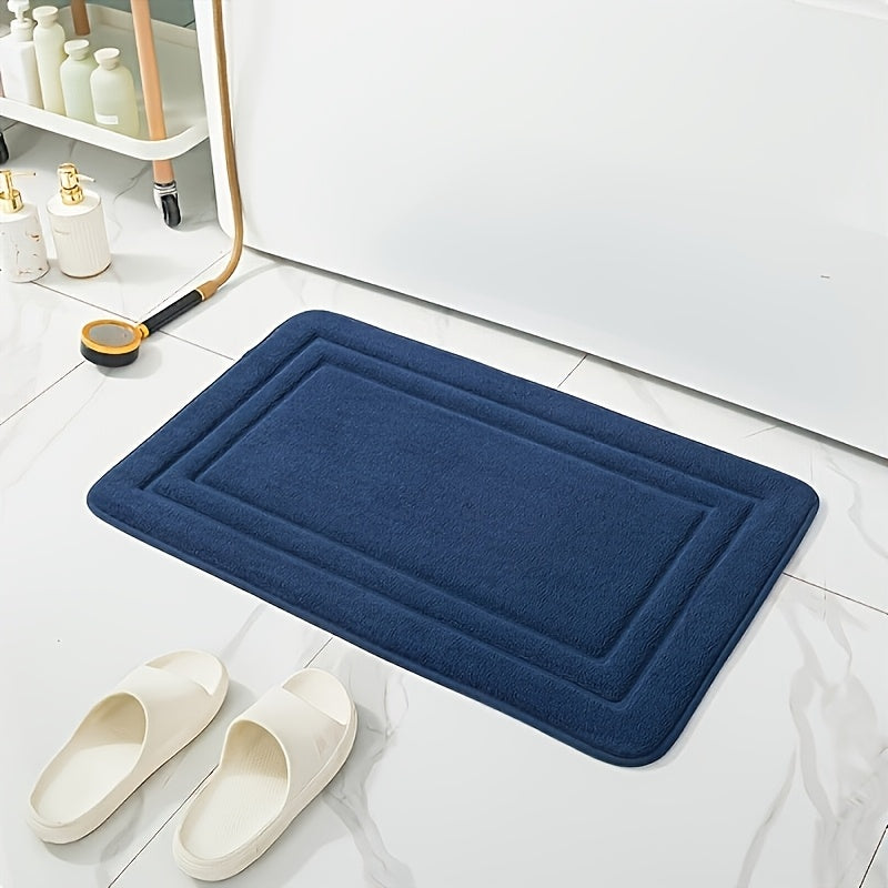 Super Absorbent Anti Slip Foot Pad, Anti Slip Polyester Bathmat